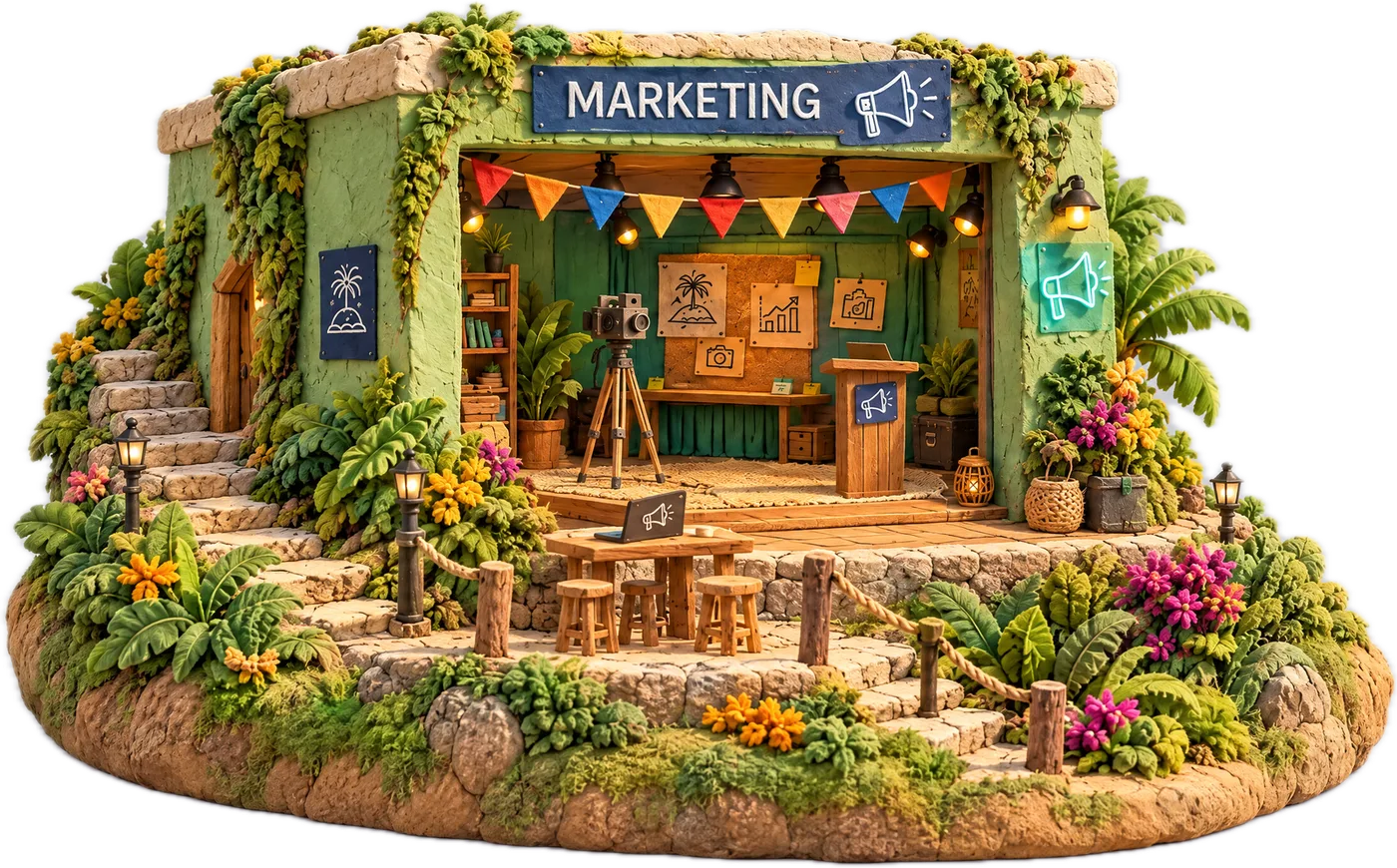 The Marketing pavilion